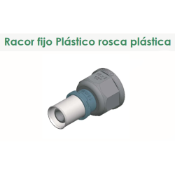 Racor fijo Plástico rosca plástica