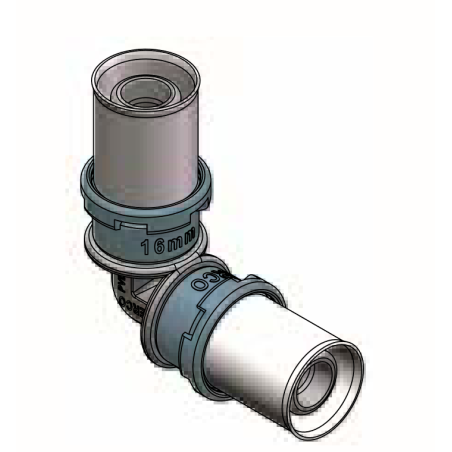 Codo Igual 90º Press Fitting FERCO 20 mm