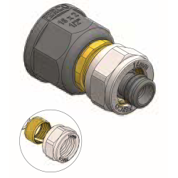 Racor Fijo Hembra Compresión FERCO Ø 32 - 1"