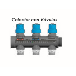 Colector Plástico con Válvula 3 vías FERCO 3 x 24-19