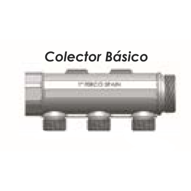 Colector Metal 2 vías FERCO 2 x ½” M