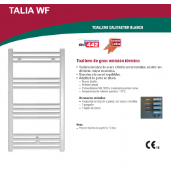 folleto Radiador toallero FERROLI TALIA WF 700 x 500