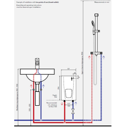 esquema instalacion Calentador eléctrico instantáneo BRITEC CLAGE CEX