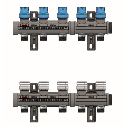 Colector Plástico con Detentor Simple 2 vías FERCO 2 x 24-19