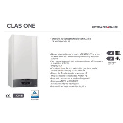 prestaciones Caldera Ariston CLAS ONE SYSTEM 35 FF – Solo calefacción
