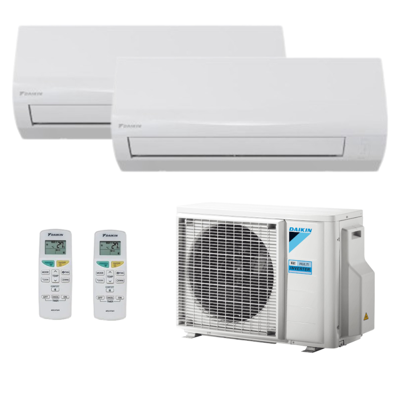 Aire Acondicionado Multisplit 2x1 Daikin Sensira 2MXF40C1 2,5 + 3,5 kW R32