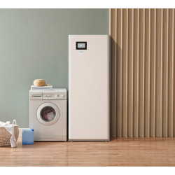 Aerotermia DOMUSA FUSION EC TRIO instalada en vivienda calefacción ACS eficiente