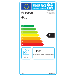 Etiqueta energética Termo Eléctrico BOSCH Tronic 1001 TF 300 T