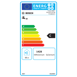 Etiqueta energética Termo eléctrico BOSCH TRONIC 2100 TR 50