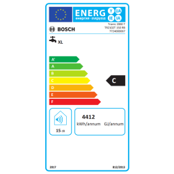 Etiqueta energética de Termo eléctrico BOSCH TRONIC 2100 T 150 Etiqueta energética de Termo eléctrico BOSCH TRONIC 2100 T 150