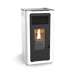 Estufa de Pellet LASIAN AUDAX 10kW Blanco
