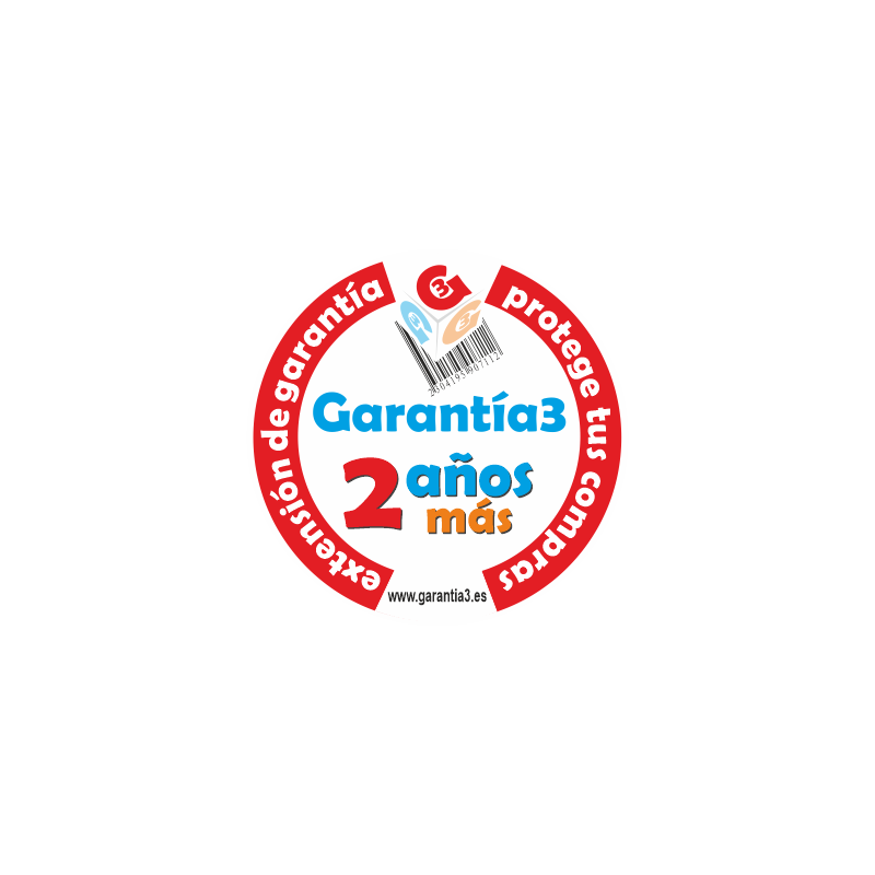 Ampliación de garantía oficial +2 años (Garantía3)