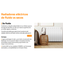 Radiadores eléctricos
de fluido vs secos