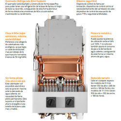 PIEZAS Calentador Cointra CAMI 11 gas natural atmosférico – averiado para piezas – devolución cliente