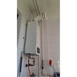 Instalación de calentador de gas estanco en sustitución de calentador atmosférico