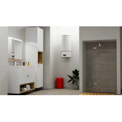 Ambientación interior lavabo del Termo ARISTON LYDOS HYBRID WIFI 130