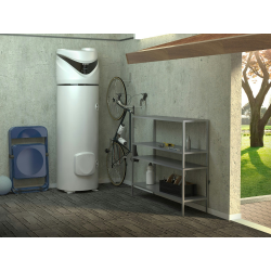 Aerotermia Ariston Nuos Primo HC A+ 200 instalación exterior ACS bomba de calor vivienda