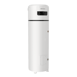 Aerotermia Ariston Nuos Plus S2 200L diseño vertical compacto instalación suelo FS