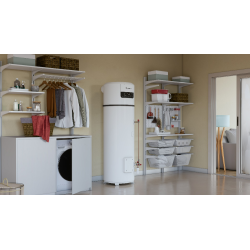 Aerotermia Ariston Nuos Plus S2 SYS 250 WiFi FS bomba de calor ACS alta eficiencia bajo consumo hogar