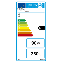 Etiqueta energética depósito de inercia DOMUSA BT 250 eficiencia energética