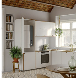 Aerotermo Thermor Aeromax VM R290 100 instalado en vivienda – solución eficiente para agua caliente sanitaria