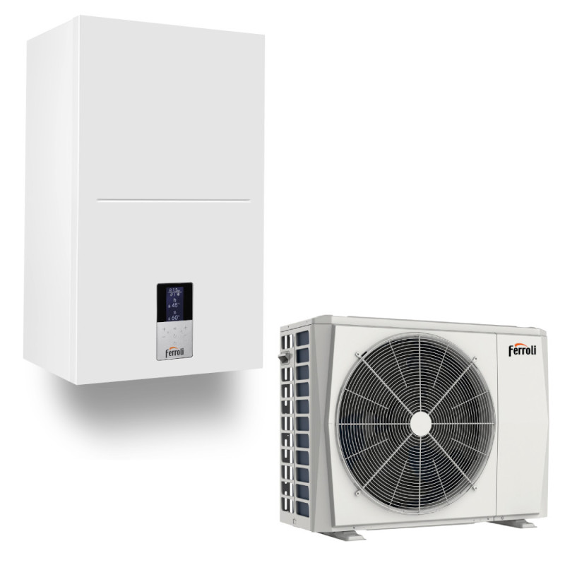 Conjunto de unidad interior y exterior Bomba de Calor Aerotermia FERROLI OMNIA S 3.2 6