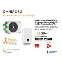Ferroli OMNIA S 3.2 aerotermia inverter alta eficiencia ahorro energético