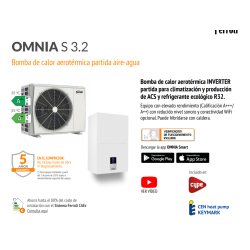 Ferroli OMNIA S 3.2 aerotermia inverter alta eficiencia ahorro energético