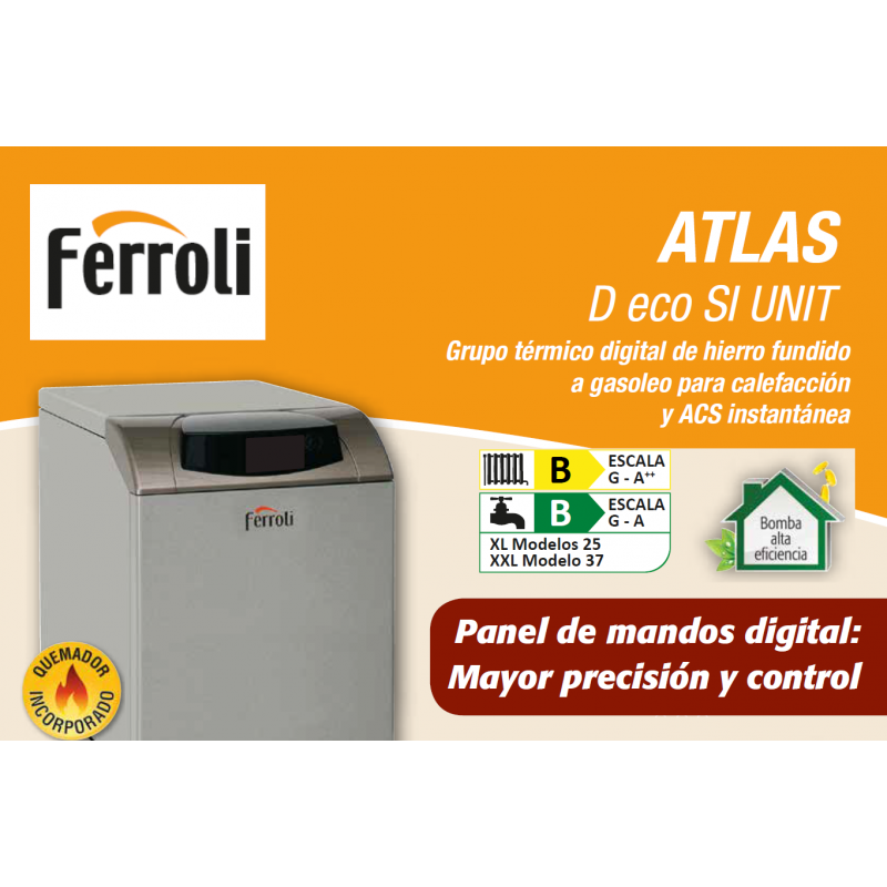 Caldera De Gasoil FERROLI ATLAS Eco 30 SI UNIT