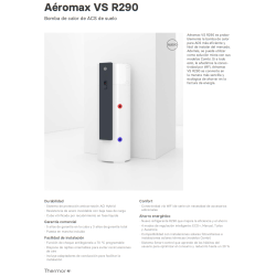 Thermor Aeromax VS R290 aerotermo ecológico refrigerante natural ACS