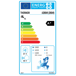 Etiqueta energética Bomba de Calor Aerotermia THERMOR AEROMAX VS R290 270