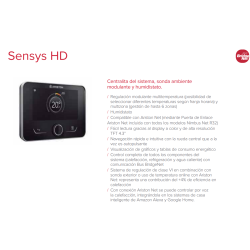 Sistema Ariston Sensys HD control inteligente climatización aerotermia