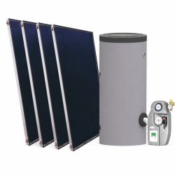 Kit Solar Térmico ACS 500 litros FERCO 8.0 x4