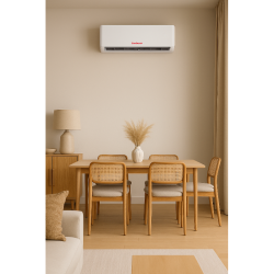 Aire acondicionado CORBERÓ MISTRAL 24 WIFI instalado en salón hogar