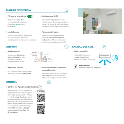 DAIKIN Sensira TXF50F alta eficiencia energética y funcionamiento silencioso