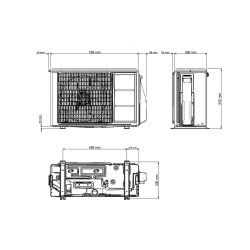 Unidad exterior del Aire Acondicionado FUJITSU ASY 50 KL