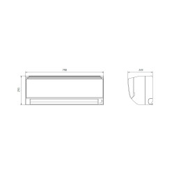 Unidad interior del Aire Acondicionado FUJITSU ASY 50 KL