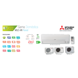 Prestaciones Aire Acondicionado MITSUBISHI MSZ HR 71 VFK WIFI