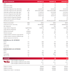 Ficha técnica Aire Acondicionado ARISTON KIOS NET 50 WIFI