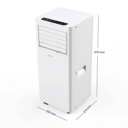 Medidas Aire Acondicionado Portátil DAITSU ALISIOS APD 09 FX WIFI