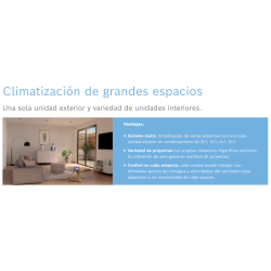 Flyer Multisplit Unidad Exterior 2x1 BOSCH Climate 5000 M 41/2 E