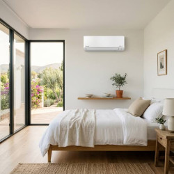Aire Acondicionado PANASONIC KIT-BZ25-CKE instalado en dormitorio