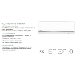 Características técnicas Aire Acondicionado PANASONIC KIT-BZ50-CKE