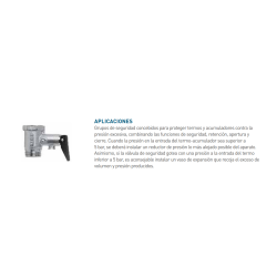 Descripción del producto: Válvula de Seguridad para Termo Eléctrico POTERMIC 1/2"M