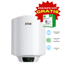 PROMOCIÓN: Enchufe inteligente WOOX R6080 GRATIS con la compra de este termo eléctrico FERROLI