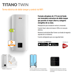 Flyer Termo Eléctrico FERROLI Titano Twin 30 WiFi