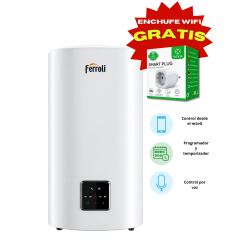 PROMOCIÓN: Enchufe inteligente WOOX R6080 GRATIS con la compra de este termo eléctrico FERROLI