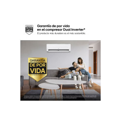 Tecnología Dual Inverter Aire Acondicionado LG INFINITY WIFI 12 R32