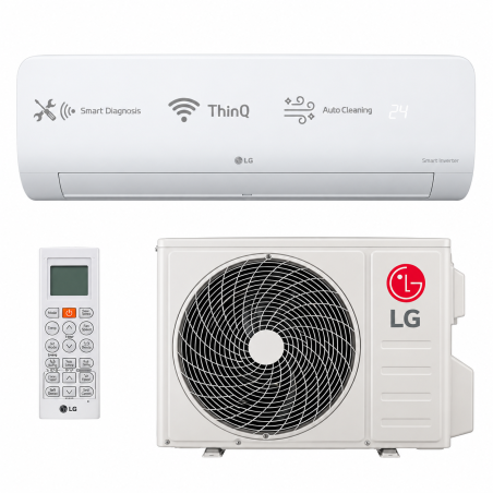 Aire Acondicionado LG WIFI PRO 09 R32 conjunto split con mando