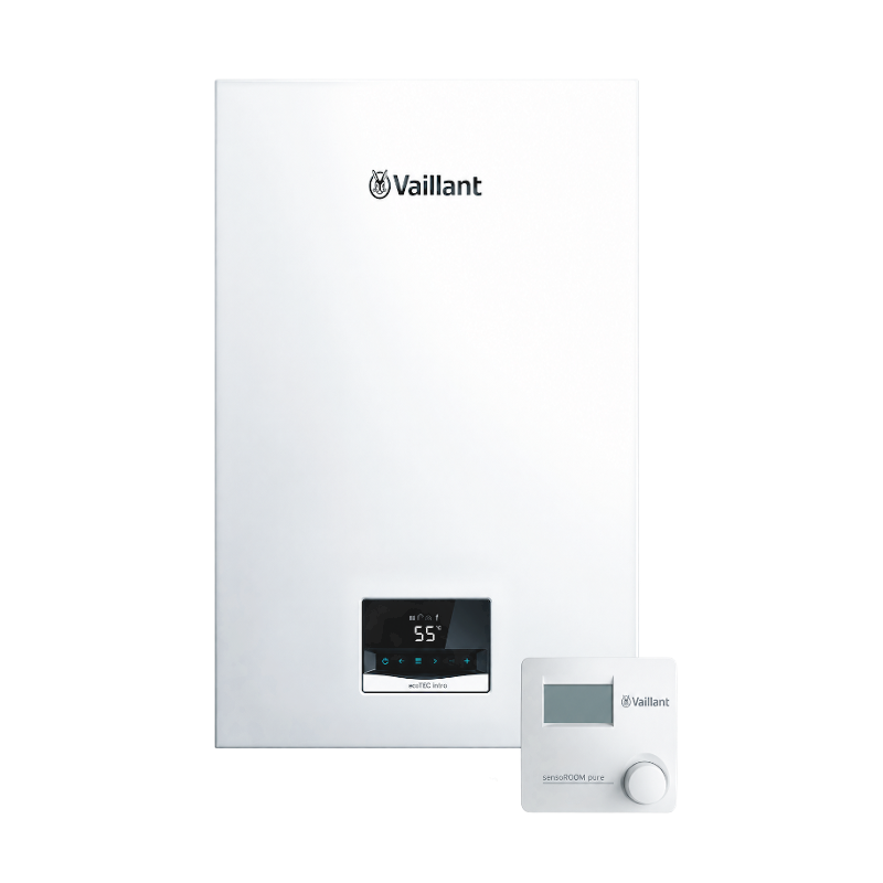 Caldera de condensación Vaillant ecoTEC intro VMW 28/28 AS/2-1 con control modulante VRT 50/2